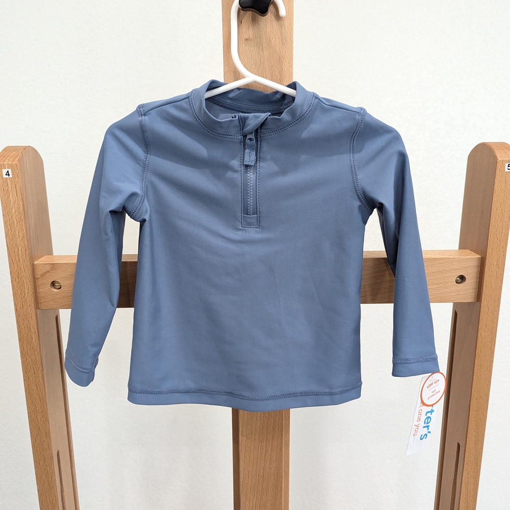 NWT Carter's Blue Kids Swim Rashguard